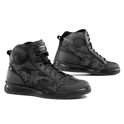 Falco Pyro 2 Motorradschuhe Herren (schwarz/camouflage), 43