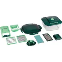 Genius Nicer Dicer »Chef«, 13-teilig mit Selbstreinigungsfunktion - Schäler & Zerkleinerer – der vielseitige Nicer Dicer mit 13 Teilen, inklusive Selbstreinigungsfunktion, macht das Zubereiten von gesunden Gerichten zum Kinderspiel!