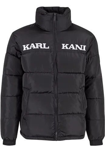 Karl Kani Retro Essential Puffer Winterjacke - Funktionsjacke aus 100% Polyester, wärmend und ideal für kalte Tage. Mit gefüttertem Stehkragen und praktischen Einschubtaschen für zusätzlichen Komfort.