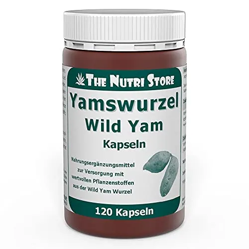 Yamswurzel WILD Yam 250 mg Kapseln - 120 St - Nahrungsergänzungsmittel mit 250 mg Yamswurzel pro Kapsel, unterstützt das Wohlbefinden auf natürliche Weise - rezeptfrei erhältlich.