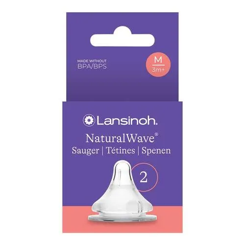 Lansinoh Naturalwave Sauger M  2 St