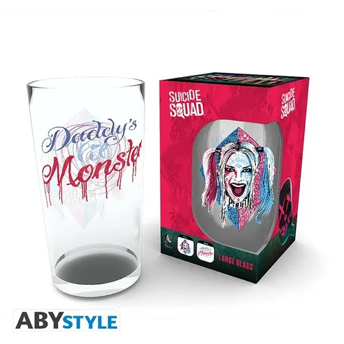 DC COMICS – Glas XXL – 400 ml – Harley Quinn Face