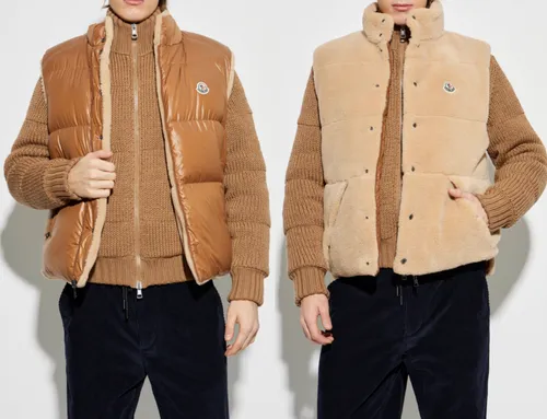 MONCLER Wendbare Daunenweste Jacke Wendejacke Daunenjacke Gilet Vest Bnwt L