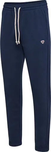 Hummel Regular Bee Trainingshose Blau L - Kurze Sporthosen, bequem und stylisch aus recyceltem Sweatstoff mit verstellbarem Kordelzugbund für optimalen Sitz und praktischen Seitentaschen.