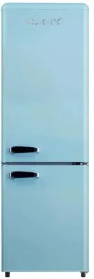 Wolkenstein KG250.4RT LB Retro Kühl-Gefrier-Kombination - 249 Liter Nutzinhalt, 4 Sterne Gefrierfach und extrem leise mit nur 41 dB