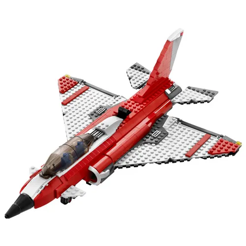 LEGO CREATOR Jet (5892) - Bunt - LEGO CREATOR Jet: Baue deinen eigenen Überschalljet! Mit beweglichen Flügelklappen, öffnendem Cockpit und leuchtenden Nachbrennern. Fördert Kreativität und Motorik. Ab 8 Jahren, 539 Teile für unendlichen Spielspaß.