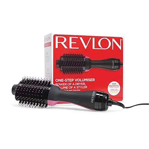 Revlon Salon One-Step Haartrockner und Volumiser RVDR5222UK - Haartrockner mit Ionen- und Keramiktechnologie für mittellange bis lange Haare, bietet bis zu 50% mehr Volumen und 30% weniger Frizz für ein glänzendes Salon-Finish.