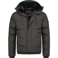 Alessandro Salvarini Herren Winterjacke AS-281 mit Teddyfell & abnehmbarer Kapuze - Die Alessandro Salvarini Herren-Winterjacke AS-281 kombiniert sportlichen Stil mit funktionalen Details. Das wasserabweisende Material und das kuschelige Teddyfell sorgen für wohlige Wärme. Sechs Taschen bieten ausreichend Platz für persönliche Dinge.