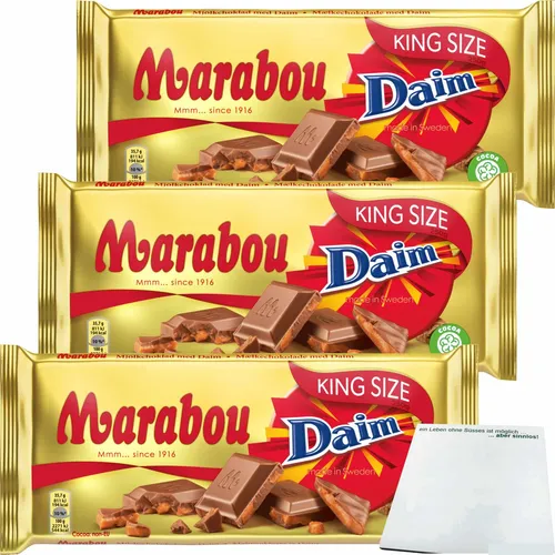 Marabou Schokolade Daim 3er Pack 3x220g Tafel usy Block