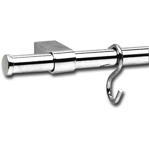 Grimme Relingrohr-Set 1196 mm - Aufbewahrungsschränke, 10-teiliges Set aus Stahl mit Edelstahl-Effekt, ideal für eine stilvolle und langlebige Aufbewahrungslösung.