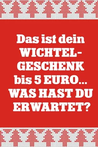 Wichtelgeschenk Notizbuch für Weihnachten - Weihnachten für Kinder: Das Notizbuch Wichtel ist eine kreative Geschenkidee unter 5 Euro, ideal für Julklapp und Weihnachtsfeiern.