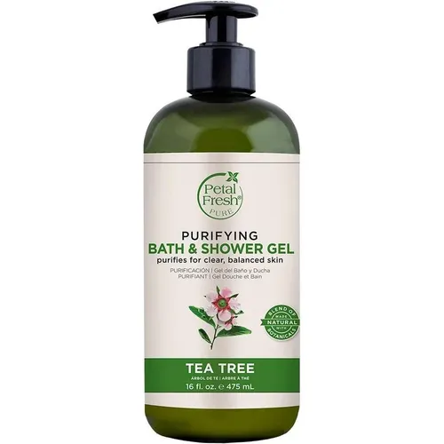 Petal Fresh Pure Energizing Bath & Shower Gel Tea Tree 16 fl oz (475 ml) (PF72722)