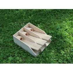 Hundepiano aus Holz für Hunde - Intelligenzspielzeug für Hunde, fördert die Beschäftigung und stärkt die Mensch-Tier-Bindung. Mit Leckerli-Röhren und Klaviertasten für interaktives Spielen.