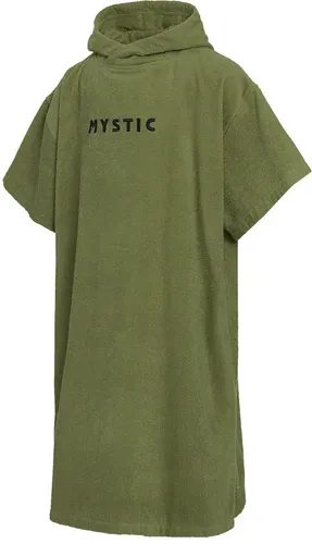 MYSTIC Surf Poncho BRAND 2026 - Olivgrün - Bequemer Surf Poncho aus 100% Baumwolle, ideal für den Strand. Praktisch zum schnellen Wechseln nach dem Surfen und hält dich warm.