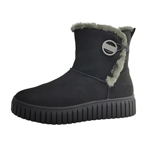 s.Oliver Damen Winterstiefel Gefüttert Vegan Schwarz 41 EU - Wanderschuhe mit SOFT FOAM für maximalen Tragekomfort und optimaler Passform. 100% vegan und aus hochwertigen Materialien – ideal für stilbewusste Frauen!
