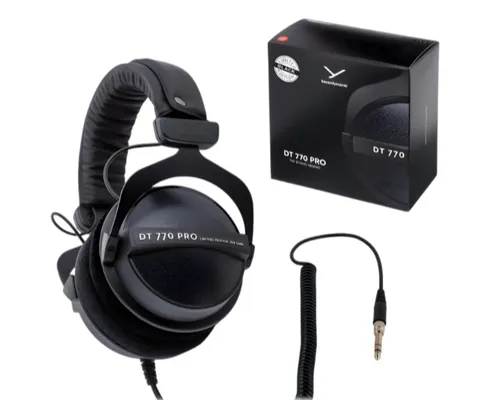 DT 770 PRO Black Edition (250 Ohm) - B-Ware Kopfhörer, professioneller Sound und hoher Tragekomfort mit innovativem Bassreflexsystem