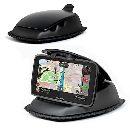 Navitech Schwarz Ultra Halt Armaturenbrett Montierung - Kompatibel Mit Dem Garmin Zumo XT Motorbike 5.5" Sat NAV