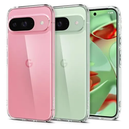 Spigen Ultra Hybrid Hülle für Google Pixel 9 Pro und Pixel 9 [Made for Google] -Crystal Clear