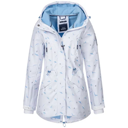 SUBLEVEL Softshelljacke Damen - Übergangsjacke für Frühling und Herbst - Wasserabweisende Softshelljacke aus 95% Polyester und 5% Elasthan, ideal für Outdoor-Aktivitäten und wechselhaftes Wetter.