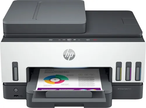 HP Smart Tank 7605 All-In-One, Home Office, Print, Copy, Scan, Fax, Adf And Wireless, 35-Sheet Adf Scan To Pdf (28C02A)