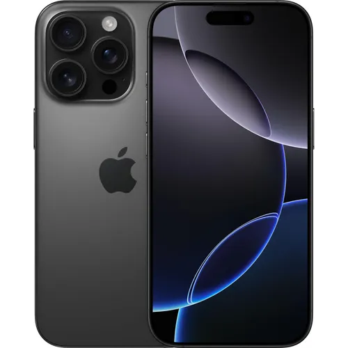 Apple iPhone 16 Pro (512 GB, Black Titanium, 6.30", SIM + eSIM, 48 Mpx, 5G) (MYNM3QL/A)