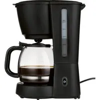SILVERCREST KITCHEN TOOLS Kaffeemaschine SKMK 1000 A1 (Schwarz) - Küchengeräte für bis zu 10 Tassen, mit antihaftbeschichteter Warmhalteplatte und praktischer Tropfstoppfunktion für perfekten Kaffeegenuss.