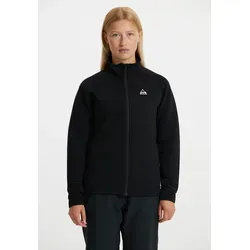Skijacke SOS "Muju", Damen, Gr. L, schwarz, 75% Polyester, 22% Viskose, 3% Elasthan, unifarben, casual, normal, hoch geschlossener Ausschnitt, Langarm, Jacken, mit durchgehendem Reißverschluss