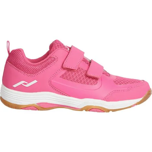 PRO TOUCH Kinder Volleyballschuhe Ki.-Indoor-Schuh Rebel IV VLC J - Vielseitiger Hallenschuh für Kinder: Der Rebel IV J von PRO TOUCH bietet hohen Tragekomfort durch einen speziellen Kinderleisten und eine atmungsaktive Mesh-Oberfläche. Ideal für Hallentraining und Schulsport.