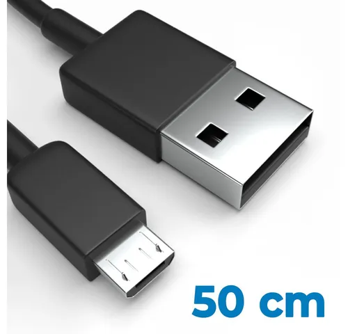 Justcom BQ Aquaris E5 HD Ubuntu Edition USB-Kabel, Micro-USB, USB-A (50 cm), Schnellladekabel, Datenkabel, Handy, Tablet