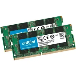Crucial RAM CT16G4SFRA266 32Gb 2x16Gb DDR4 2666MHz CL19 Laptop Arbeitsspeicher - 32GB Crucial DDR4 RAM Kit (2x16GB) für schnelle Leistung und optimales Multitasking. Einfache Installation und kompatibel mit den meisten Laptops. Vertrauen Sie auf die Qualität von Micron für zuverlässigen Speicher.