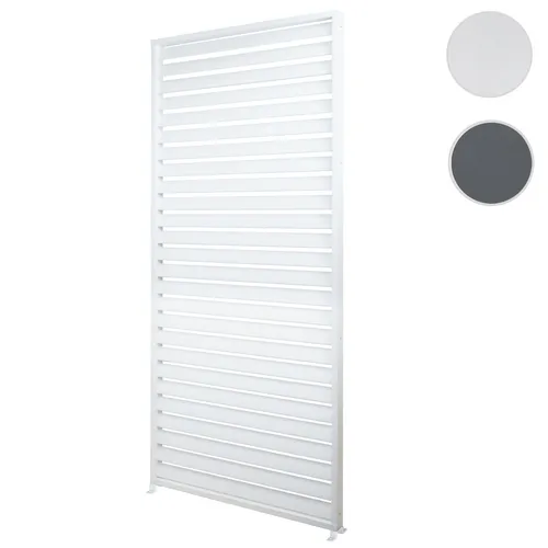 Aluminium Lamellenwand für Pergola HWC-N94 3x3m - Pavillons & Partyzelte - Ideal für Sichtschutz und optimale Luftzirkulation, schützt vor UV-Strahlen und Wind, verwandelt Ihre Pergola in eine stilvolle Wohlfühloase.