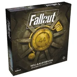 Fallout – Neu-Kalifornien Erweiterung - Gesellschaftsspiel im Fallout-Universum für 1-4 Spieler, strategisches Würfelspiel mit 5 detaillierten Figuren und einer Spielzeit von 150+ Minuten. Ideal für Fans der Reihe!