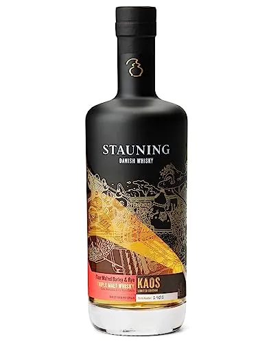 Stauning Whisky - Dänischer Whisky - Direkt befeuert in kleinen Pot-Stills destilliert - 45,7% Vol. - 1 x 0,7l (Stauning KAOS - Limited Edition)