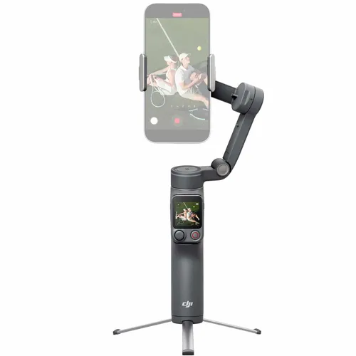 DJI Osmo Mobile 8P Gimbal schwarz - Flexibler 3-Achsen Gimbal für Smartphones, ideal für stabile Panoramaaufnahmen und aktive Verfolgung. Kompakt und leicht für den einfachen Transport, perfekt für kreative Videos.