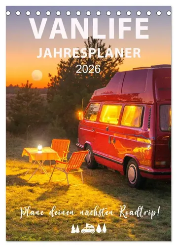 Mario Weigt | Vanlife Jahresplaner (Tischkalender 2026 DIN A5 hoch), CALVENDO...