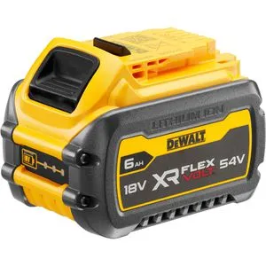 DeWalt DCB546-XJ Ersatzakku 54V 6,0Ah - Schleifmaschinen Akku mit 108 Wh für längere Betriebszeiten, kompatibel mit XR FLEXVOLT Geräten und ideal für anspruchsvolle Anwendungen.