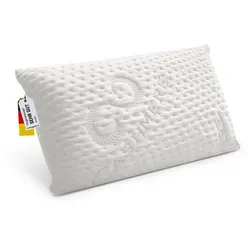 Orthopädisches Viscokissen 11 cm - Druckentlastend für erholsamen Schlaf - Kissen - Orthopädisches Visco Nackenstützkissen mit Memory-Effekt, waschbarem Bezug und herausragender Druckentlastung, ideal für Nackenunterstützung und ruhigen Schlaf.