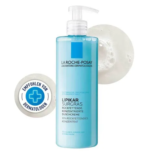 La Roche-Posay Lipikar Surgras Duschcreme Duschgel Inhalt: 400 ml