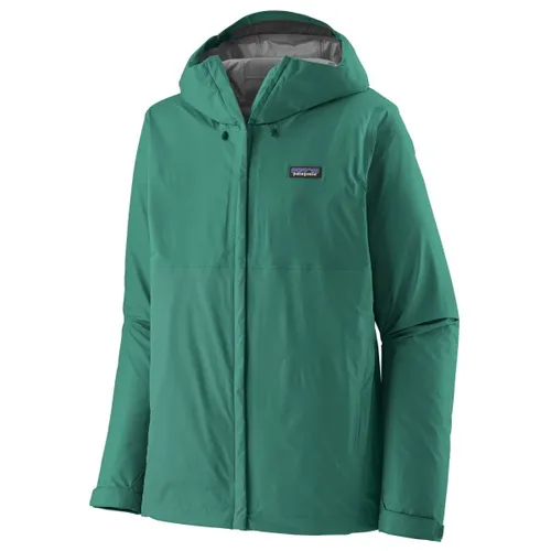 Patagonia Torrentshell 3L Jacket - Gr XXL - grüne Regenjacke - Hochwertige Hardshelljacke für Outdoor-Enthusiasten in Größe XXL. Mit Belüftungs-Reißverschluss, wasserdicht und winddicht. Ideal für Wanderungen und aktive Abenteuer. Entdecken Sie weitere Patagonia-Produkte bei Bergfreunde.de!
