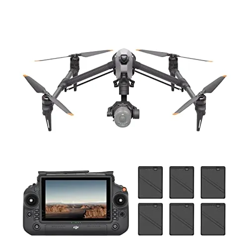 DJI Inspire 3 Standard-Combo - Vollformat-8K-Drohne mit ultraweiter Nachtsicht-FPV-Kamera und 360°-Schwenken für kreative Aufnahmen, ideal für professionelle Filmproduktionen.