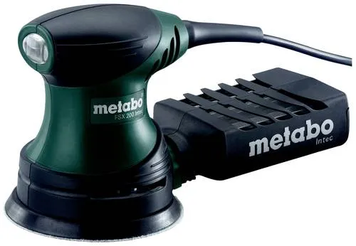 Metabo Exzenterschleifer FSX 200 Intec - 125mm, 240 W, leicht und leistungsstark mit Staubauffangkassette und Koffer