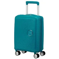 American Tourister Soundbox Mini Spinner 4-Rollen Trolley 47 cm - Deep Teal - Trolleys - Robuster 4-Rollen-Trolley mit 22 L Fassungsvermögen, leicht und widerstandsfähig für stressfreies Reisen. Ideal für Kurztrips!