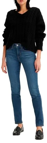 Levi's Damen 312 Shaping Slim Jeans - Lapis Amidst, 29W/34L - Figurbetonende Jeans mit integriertem Baucheinsatz für einen flachen Bauch und zusätzlichen Halt, ideal für einen schmeichelnden Look.