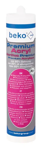 beko Premium-Acryl Flex 310ml - weiß - Acryl in Profi-Qualität