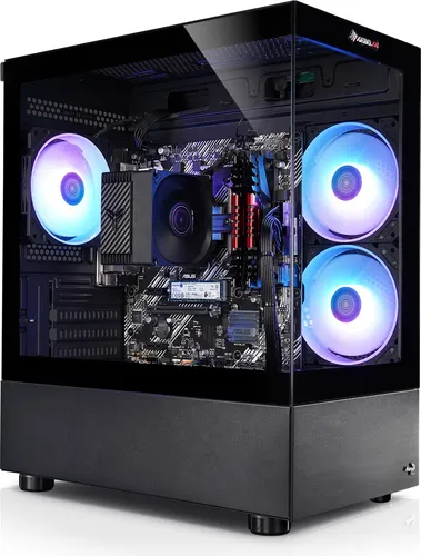 Kiebel Viper V PC mit AMD Ryzen 7 5700G - PC-System mit 32 GB RAM, 1000 GB SSD, RGB-Beleuchtung und WLAN – ideal für Gaming und kreative Anwendungen.