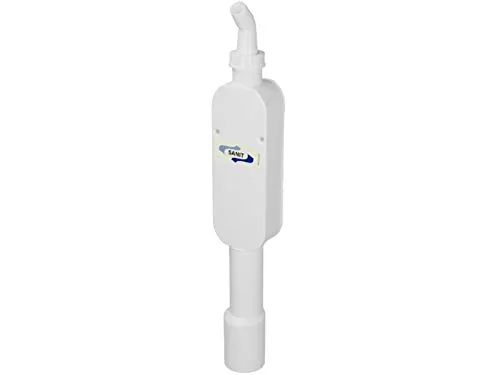 Sanit Geräte-Geruchsverschluss Aufputz DN 40 - Siphons mit 1 Geräteanschluss, ideal für Waschmaschinen oder Geschirrspüler, aus robustem Kunststoff und inklusive Befestigungsmaterial.