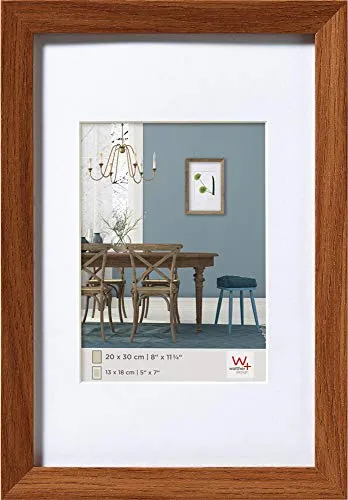 walther design EF520P Fiorito Holzrahmen 15x20 cm, eiche dunkel