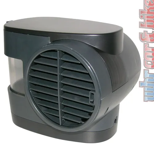 Eufab Mini Klimaanlage 12V/230V - Tragbarer Ventilator für Auto & Camping - Mobile Klimaanlage mit 0,45 l Wassertank für bis zu 8 Stunden Kühlung, leiser Betrieb und vielseitige Befestigungsmöglichkeiten. Ideal für Reisen, Camping und den Einsatz im Auto.