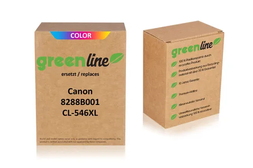 Original Canon Tintendruckkopf CL-546 XL - Farbdruck für Pixma Drucker, hohe Kapazität von 18 ml für bis zu 300 Seiten