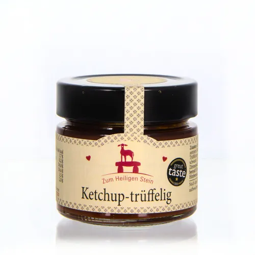 Zum heiligen Stein Ketchup trüffelig 200g handgemacht aus Deutschland